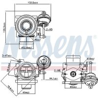 NISSENS 98225 AGR-Ventil