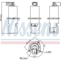 NISSENS 98154 AGR-Ventil