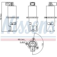 NISSENS 98172 AGR-Ventil