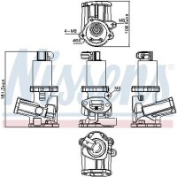 NISSENS 98210 AGR-Ventil