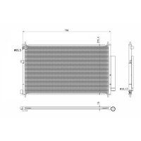 NRF 350419 Kondensator, Klimaanlage
