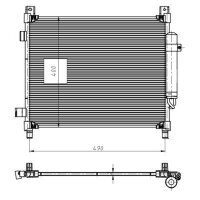 NRF 350420 Kondensator, Klimaanlage