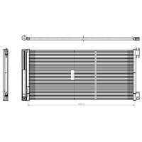 NRF 350429 Kondensator, Klimaanlage