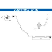 ATE 24.1294-0014.3 Bremsschlauch
