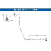 ATE 24.1294-0015.3 Bremsschlauch