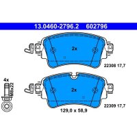 ATE 13.0460-2796.2 Bremsbelagsatz, Scheibenbremse