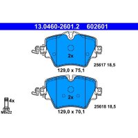 ATE 13.0460-2601.2 Bremsbelagsatz, Scheibenbremse