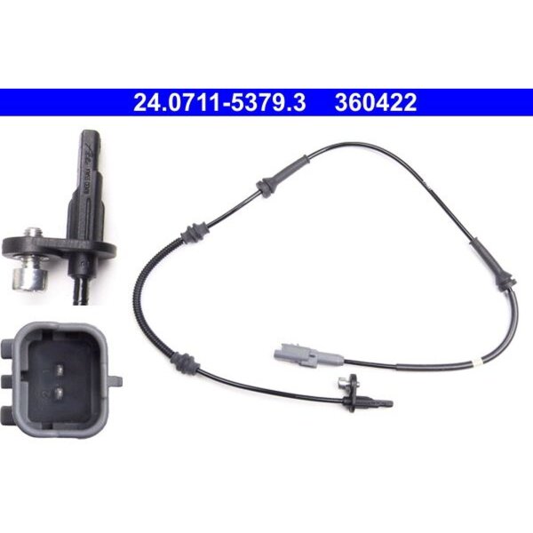 ATE 24.0711-5379.3 Sensor, Raddrehzahl