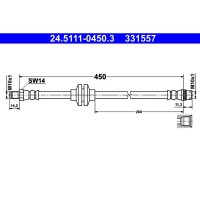 ATE 24.5111-0450.3 Bremsschlauch