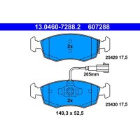 ATE 13.0460-7288.2 Bremsbelagsatz, Scheibenbremse