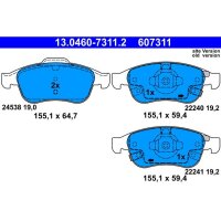 ATE 13.0460-7311.2 Bremsbelagsatz, Scheibenbremse