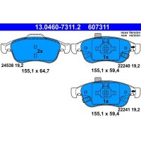 ATE 13.0460-7311.2 Bremsbelagsatz, Scheibenbremse