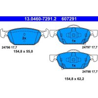 ATE 13.0460-7291.2 Bremsbelagsatz, Scheibenbremse