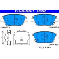 ATE 13.0460-5660.2 Bremsbelagsatz, Scheibenbremse