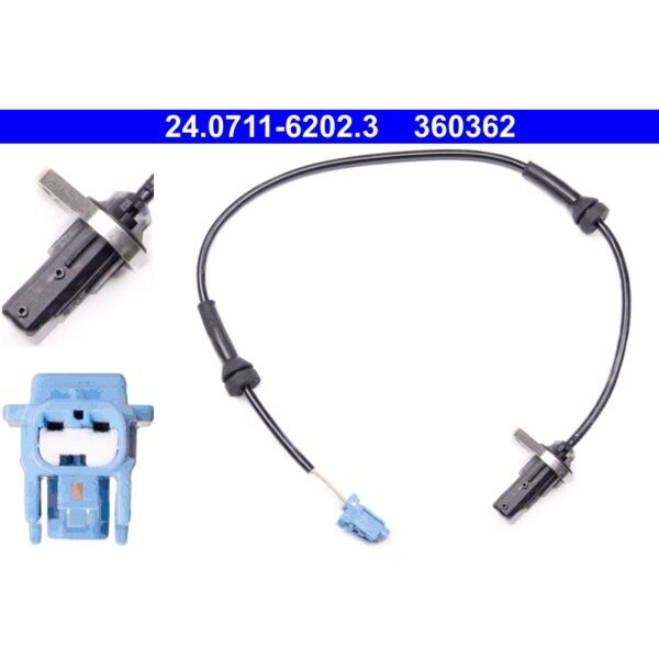 ATE 24.0711-6202.3 Sensor, Raddrehzahl