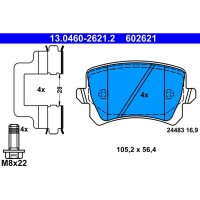 ATE 13.0460-2621.2 Bremsbelagsatz, Scheibenbremse