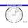 ATE 03.0137-3045.2 Bremsbackensatz, Feststellbremse
