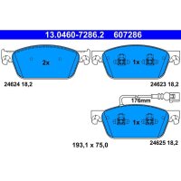 ATE 13.0460-7286.2 Bremsbelagsatz, Scheibenbremse