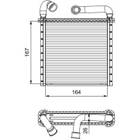 VALEO 811506 Wärmetauscher, Innenraumheizung