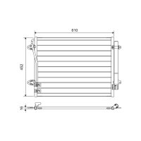 VALEO 814039 Kondensator, Klimaanlage