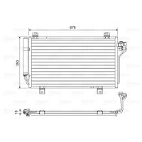 VALEO 814195 Kondensator, Klimaanlage