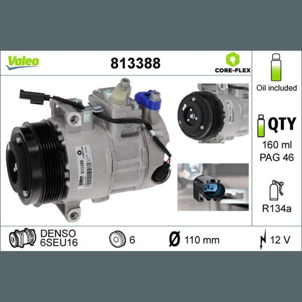 VALEO 813388 Kompressor, Klimaanlage