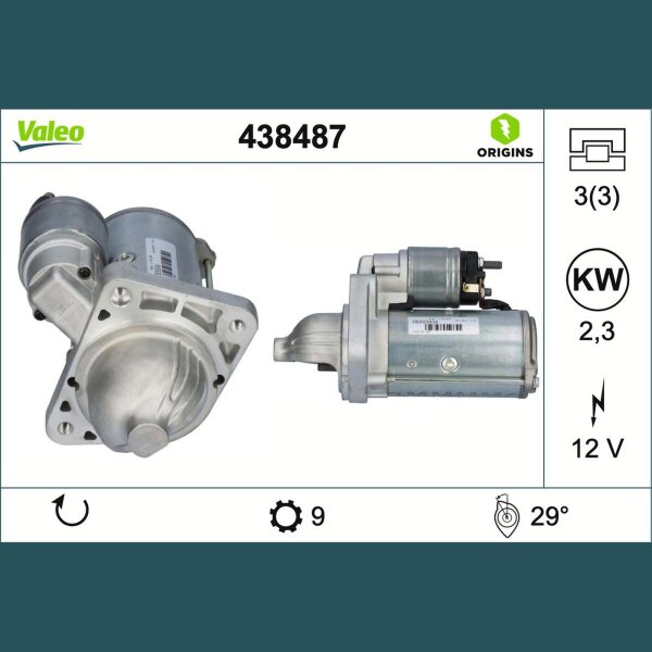 VALEO 438487 Starter