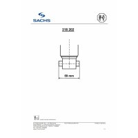 SACHS 318 202 Stoßdämpfer