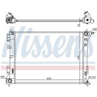 NISSENS 606603 Kühler, Motorkühlung