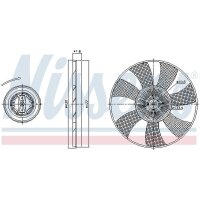 NISSENS 86220 Kupplung, Kühlerlüfter