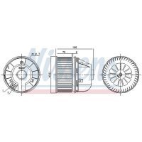 NISSENS 87488 Innenraumgebläse