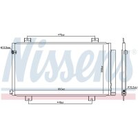 NISSENS 941180 Kondensator, Klimaanlage