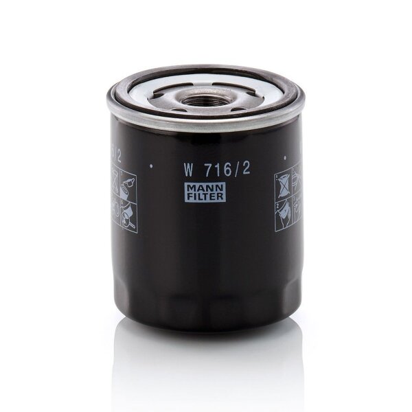 MANN-FILTER W 716/2 Ölfilter