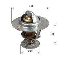 GATES TH50292G1 Thermostat, Kühlmittel