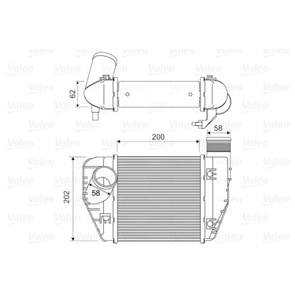 VALEO 818326 Ladeluftkühler