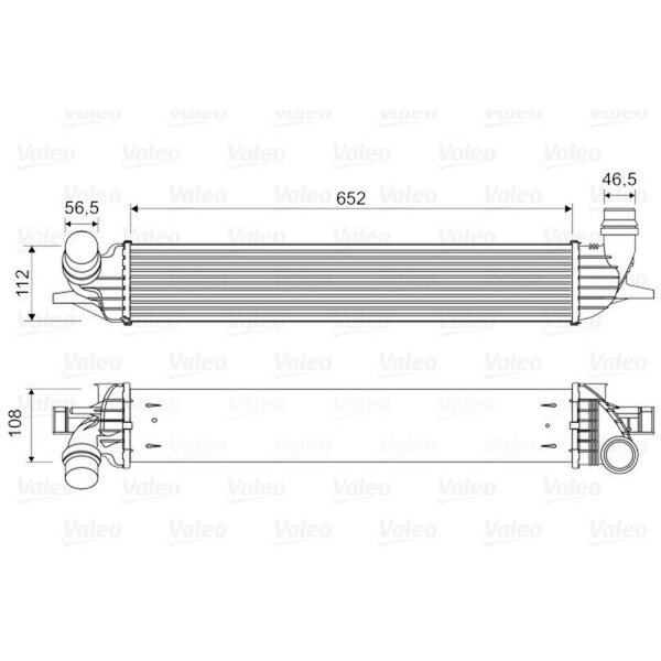 VALEO 818330 Ladeluftkühler