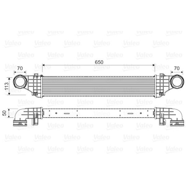 VALEO 818337 Ladeluftkühler