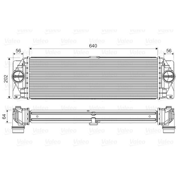 VALEO 818341 Ladeluftkühler
