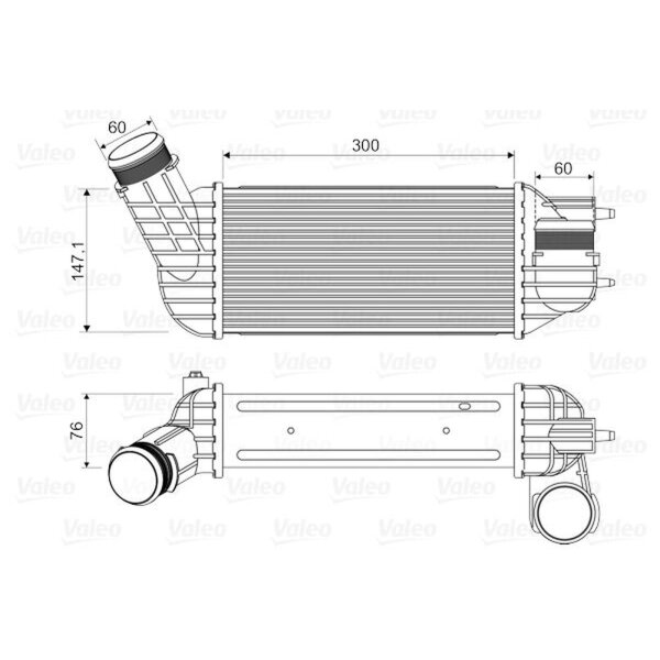 VALEO 818345 Ladeluftkühler