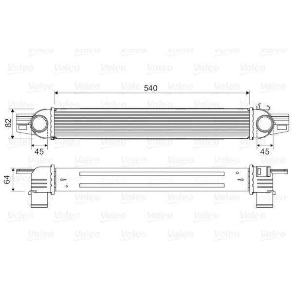VALEO 818545 Ladeluftkühler