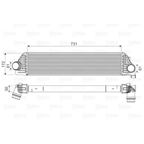 VALEO 818561 Ladeluftkühler
