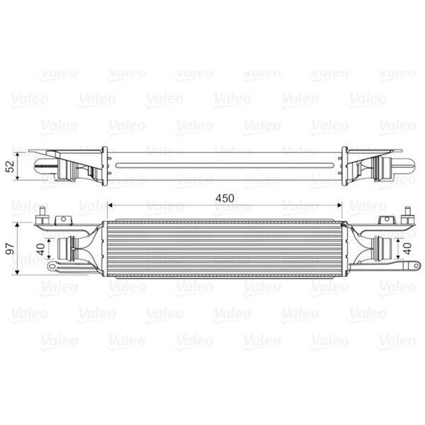 VALEO 818578 Ladeluftkühler