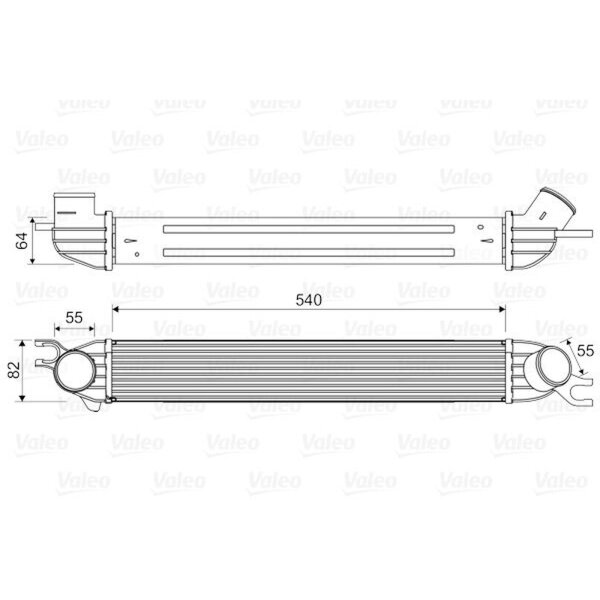 VALEO 818580 Ladeluftkühler
