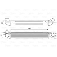 VALEO 818580 Ladeluftkühler