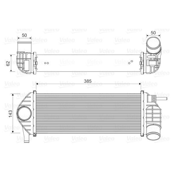 VALEO 818584 Ladeluftkühler