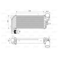 VALEO 818604 Ladeluftkühler