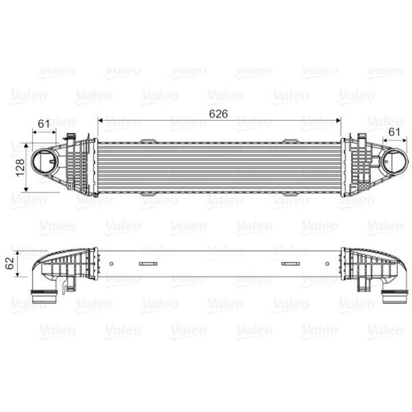 VALEO 818616 Ladeluftkühler