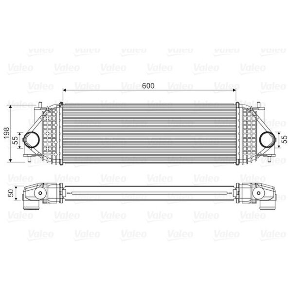 VALEO 818662 Ladeluftkühler