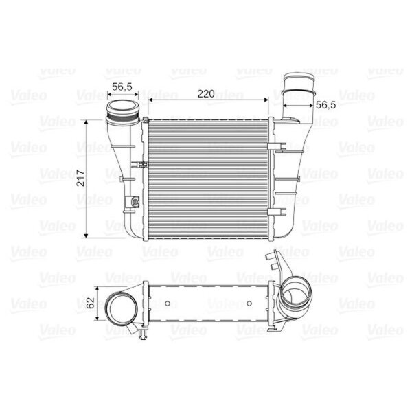 VALEO 818669 Ladeluftkühler