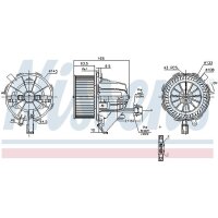 NISSENS 87166 Innenraumgebläse